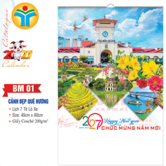 Lịch lò xo 7 tờ 2027-TT