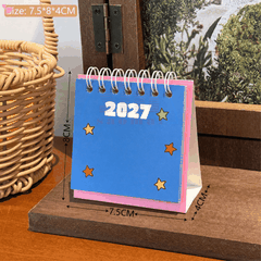 Lịch bàn mini 2027 hình thú Slime/vuông-Or