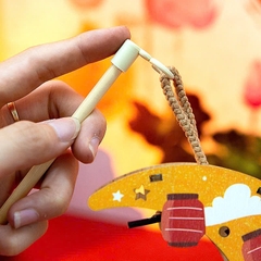 TT-Lồng đèn gỗ tô màu-BM