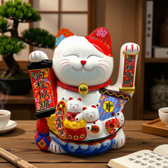 Mèo sứ thần tài 729-TL