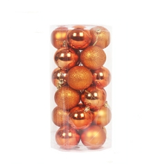 Noel-Hộp châu 4cm 24pcs tròn-Or