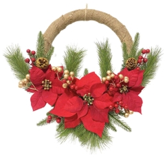 Noel-Vòng hoa bố trạng nguyên W14-LL-D 14"-CC