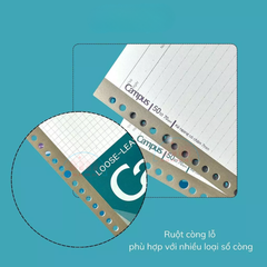 Ruột sổ còng Campus A5 LL-A5L100 (100 tờ)-208