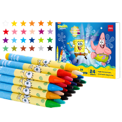 Sáp 24 màu Deli C219-24-LA