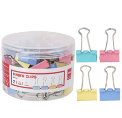 Kẹp bướm màu 25mm Deli 8554-LA