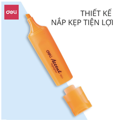 Dạ quang Deli S621 vàng-LA