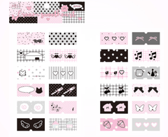 Set 2pcs Sticker trang trí