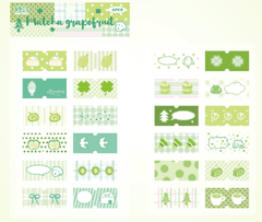 Set 2pcs Sticker trang trí
