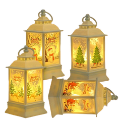 Noel-Đèn led lâu đài CN 12-18cm 91-3406-JC