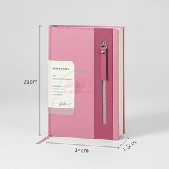 Sổ da 6002 bìa dây kéo-TM