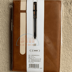Sổ tay bìa da kèm cài bút cao cấp Schoolchild dòng 605-48-KTN