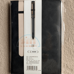 Sổ tay bìa da kèm cài bút cao cấp Schoolchild dòng 605-48-KTN