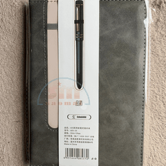 Sổ tay bìa da kèm cài bút cao cấp Schoolchild dòng 605-48-KTN