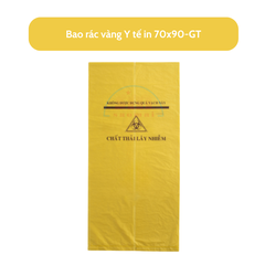 Bao rác vàng Y tế in 70x90-GT