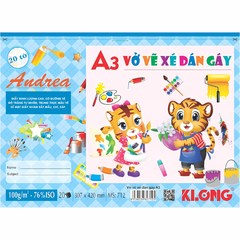 Tập vẽ A3 Klong TP712 (20 tờ)-KL