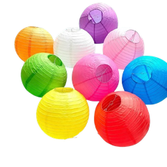Lồng đèn giấy 20cm-KTN/Or