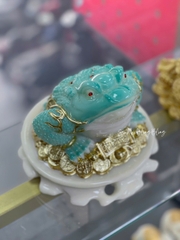 Tượng cóc đá xanh-BL