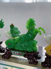 Tượng ngựa kéo cải-BL