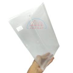 Bìa cột dây nhựa A4 trắng-XD-GP