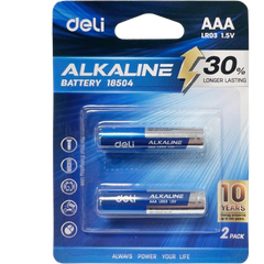 Pin AAA ALKALINR Deli 18504-2-LA
