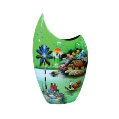 Lọ sơn mài cá nhọn đồng quê 480-SMTB