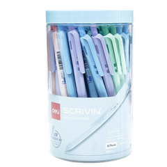 Bút bi Deli Q137C-BL xanh-LA