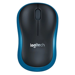 Chuột không dây Logitech M185 Xám - Đỏ - Xanh Dương SS