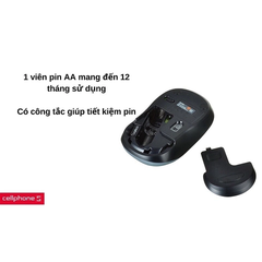 Chuột không dây Logitech M185 Xám - Đỏ - Xanh Dương SS