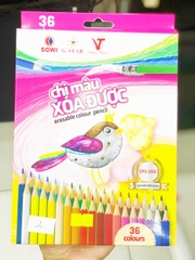 Chì màu Gstar 36 màu CP3-36D (Xóa được)-ĐH