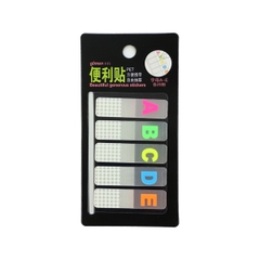 Notes chữ ABCDE 49x77mm-TM