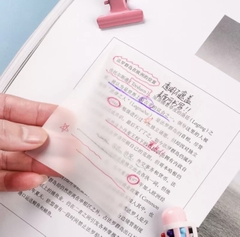 Notes trong suốt màu 3x4 PET-3303-TL