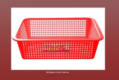 Rổ nhựa vuông 23,3x17X8 cm-DT