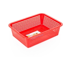 Rổ nhựa vuông 34,5x26X10 cm-DT/BL