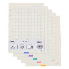 Ruột sổ còng KLong A5 TP519 (100 tờ)-KL