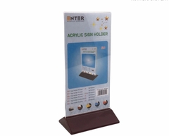 Kệ mica 2 mặt 10x20 đế màu E20-SM