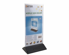 Kệ mica 2 mặt 10x20 đế màu E20-SM