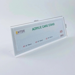 Kệ mica chức vụ 1 mặt Enter A03 300x100mm Cỡ đại