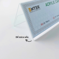 Kệ mica chức vụ 2 mặt Enter A05 240x75mm Cỡ trung