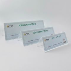 Kệ mica chức vụ 2 mặt Enter A04 180x65mm Cỡ nhỏ