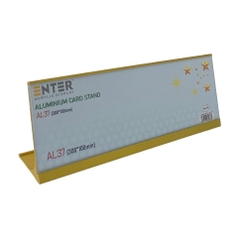 Bảng thông tin để bàn nhôm Enter AL37 100X100mm-SM