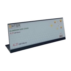 Bảng thông tin để bàn nhôm Enter AL37 100X100mm-SM