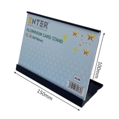 Bảng thông tin để bàn nhôm Enter AL36 150X100mm-SM