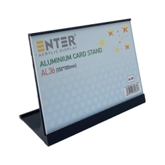 Bảng thông tin để bàn nhôm Enter AL36 150X100mm-SM