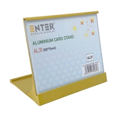 Bảng thông tin để bàn nhôm Enter AL31 100X75mm-SM