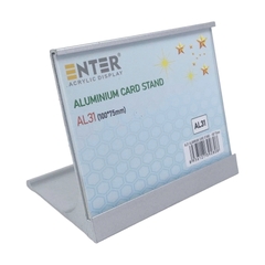 Bảng thông tin để bàn nhôm Enter AL31 100X75mm-SM