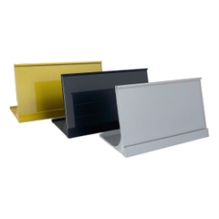 Bảng thông tin để bàn nhôm Enter AL32 150X75mm-SM
