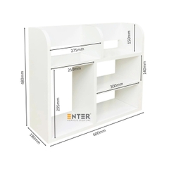 Kệ sách để bàn gỗ Enter KG506 60x18x48cm