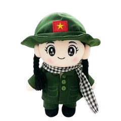 Gấu yêu nước Thanh niên xung phong 25cm-ZOO