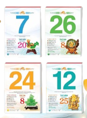 Lịch Bloc AH12/13/14/15/16 (20X30) rời-AH