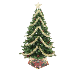 Noel-Cây thông 1,2m TNQC đầu tròn màu xanh-CC